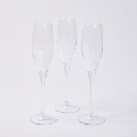 A Trio Of Vera Wang For Wedgwood Duchesse Glass Champagne Flutes