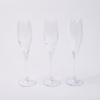 A Trio Of Vera Wang For Wedgwood Duchesse Glass Champagne Flutes