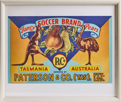 A Soccer Brand Pears Official Tasmanian Reproduction Print