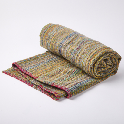 A Vintage Multi-Coloured Woollen Blanket