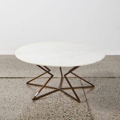 A Marble Topped Coffee Table