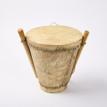 An Animal Hide Drum