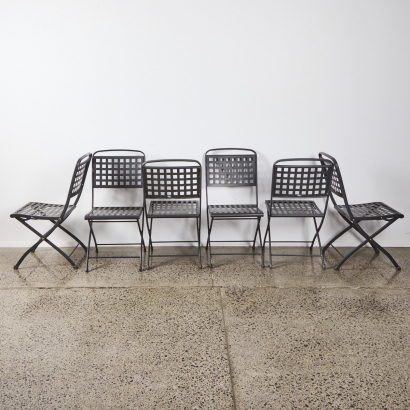 A Set Of Six SCAB Italian Garden Chairs