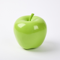 An Oversized Apple Statue