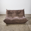 A Michael Ducaroy Togo Loveseat For Ligne Roset In Taupe Alcantara