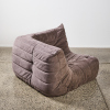 A Michael Ducaroy Togo Corner Seat For Ligne Roset In Taupe Alcantara - 2