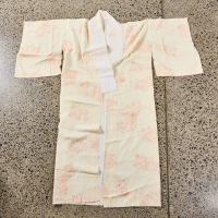 A Silk Erotic Print Kimono