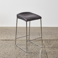 A Bonaldo 'Pilo' Leather Barstool