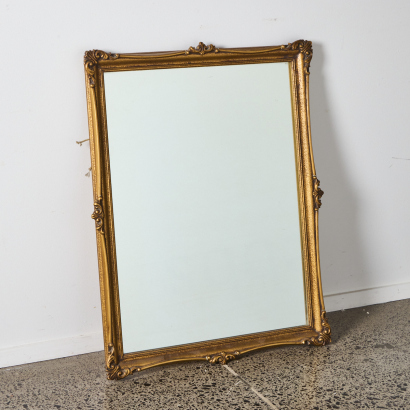 A Vintage Ornate Gilded Mirror