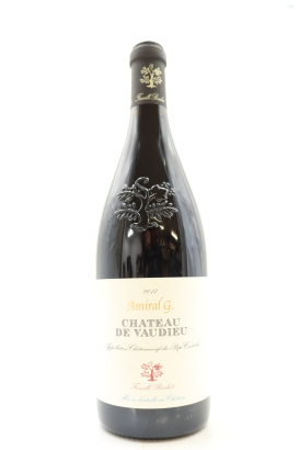 (1) 2017 Famille Brechet Chateau de Vaudieu Chateauneuf-du-Pape Amiral G, Rhone [RP96] [WE96] [WS95]
