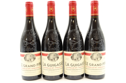 (1) 2017 Chapelle Saint Theodoric Chateauneuf-du-Pape Collection - Le Grand Pin/ La Guigasse, Rhone, 4 Bottles Sold as One Lot