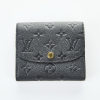 Louis Vuitton Black Monogram Empreintre Ariane Wallet with Box