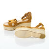 Hermes Suede Naturel Goatskin Elda Espadrille Wedge Sandal, Size 40 - 2