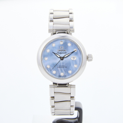 Stainless Steel, 34mm Omega DeVille Ladymatic Co-Axial Automatic Wristwatch