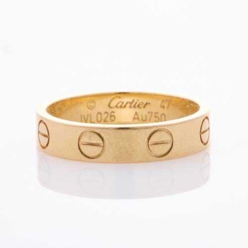 Cartier Love Ring, 18ct Rose Gold, Size 47