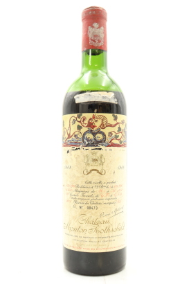 (1) 1968 Chateau Mouton Rothschild, Pauillac (MS)