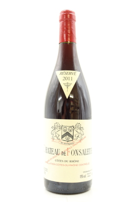 (1) 2011 Chateau de Fonsalette Cotes du Rhone Reserve, Rhone [JR16.5]