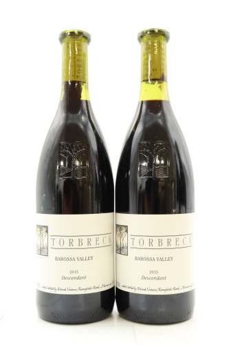 (2) 2015 Torbreck The Descendant Shiraz - Viognier, Barossa Valley [JR16.5]