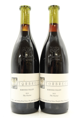 (2) 2013 Torbreck The Factor Shiraz, Barossa Valley [WE98]