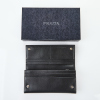 Prada Black Saffiano Long Wallet with Box - 2