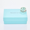 Tiffany & Co, Sterling Silver Element Cut Out Ring with Box - 2