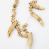 A Crocodile Tooth Necklace with Vertebra, Papua New Guinea - 2