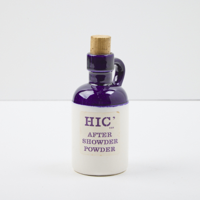 A Titian Ceramic Bottle of HIC After Shower Powder