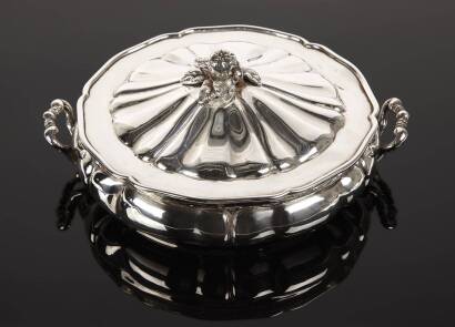 An Italian Silver Lidded Serving Dish