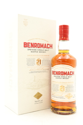 (1) Benromach 21 Year Old Single Malt Scotch Whisky, 43% ABV (GB)