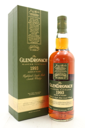 (1) Glendronach 1993 25 Year Old Single Malt Scotch Whisky, 48.2% ABV (GB)