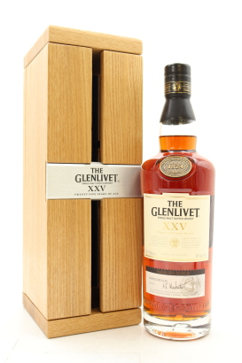 (1) The Glenlivet XXV 25 Year Old Batch #0121G Single Malt Scotch Whisky, 43% ABV (GB)