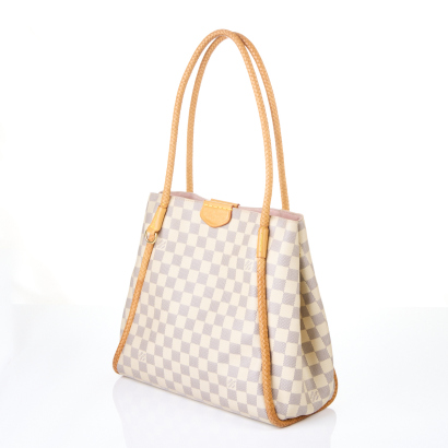 Louis Vuitton, Damier Azur Propiano Bag with Box