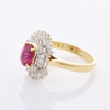 14ct Yellow/ White Gold, 1.10ct Ruby / .61ct Diamond Ring - 2