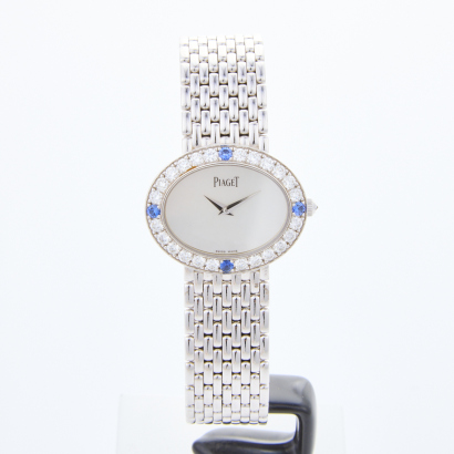 Piaget, Vintage, 18ct White Gold, Ladies Traditional Diamond Quartz Wristwatch
