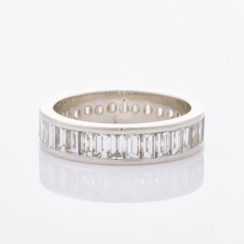 Platinum, NZ Handmade, 3.00ct Diamond Eternity Ring