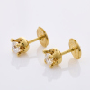 Bulgari, 18ct Yellow Gold, .60ct Diamond Stud Earrings - 3