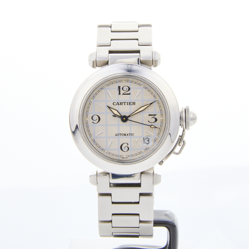 Stainless Steel, 35mm Cartier Pasha Automatic Wristwatch