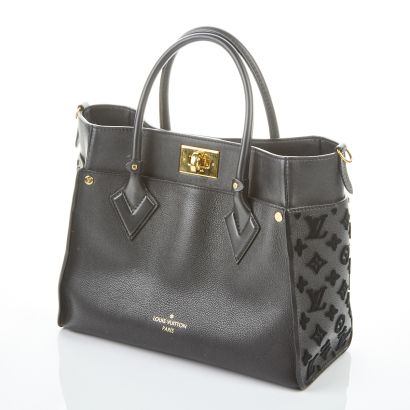 Louis Vuitton On My Side MM Tuffy Noir Bag