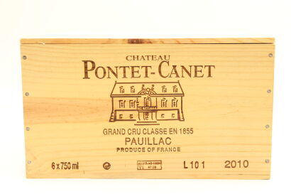 (6) 2010 Chateau Pontet-Canet, Pauillac [JR17.5] [RP100] [WE98] (OWC)