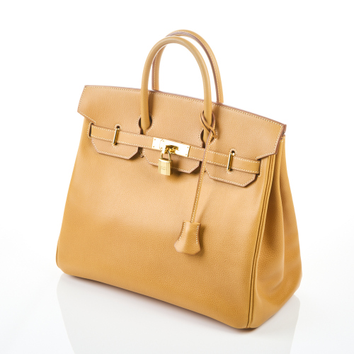 Hermes Natural Vache Liegee Haut a Courroies Birkin 32