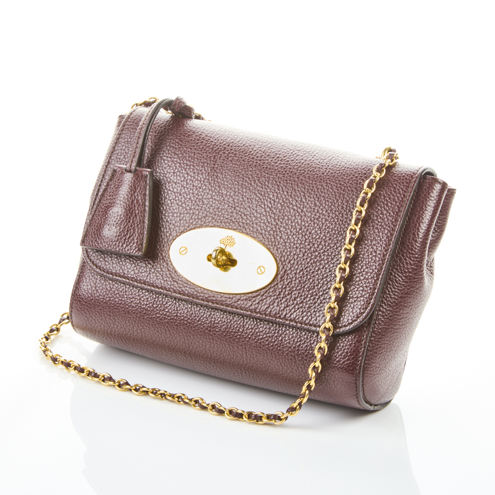 Mulberry Small Lily Oxblood Chain Bag