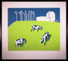 MICHAEL SMITHER Three Cows on Observatory Hill - 2