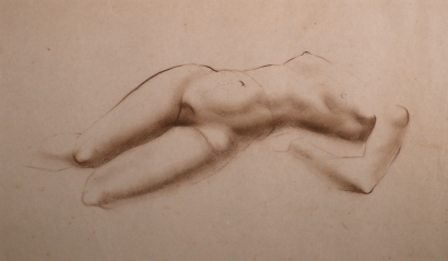 JOHN WEEKS untitled (Nude Figure Study)