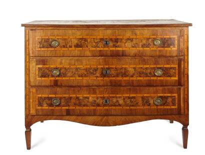 A Late-18th Century Commode of Three Drawers