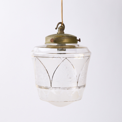 A Frosted Glass Pendant