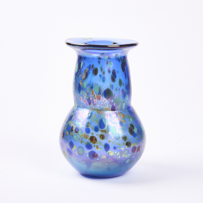 A Blue Vase By Patrick De Sumo, Australia, 1993, Signed And Dated 'De Sumo 93' To Base