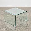 A Glass Waterfall Side Table - 2