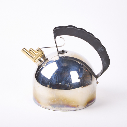 An Alesssi Richard Sapper Whistling Kettle