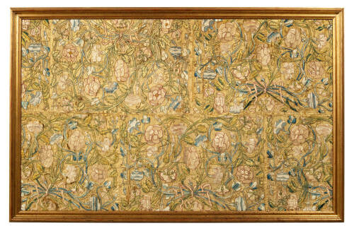 A Late-17th Century, Early-18th Century Framed and Embroidered Panel