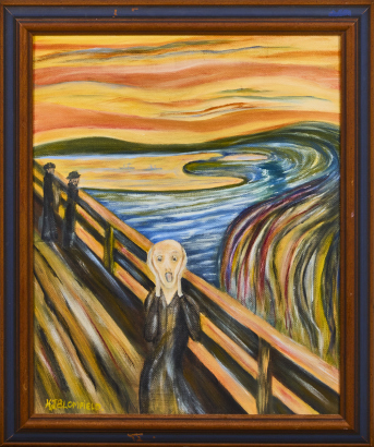 H T BLOOMFIELD Taken from The Scream by Edvard Munch